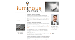 Desktop Screenshot of luminouselectric.com